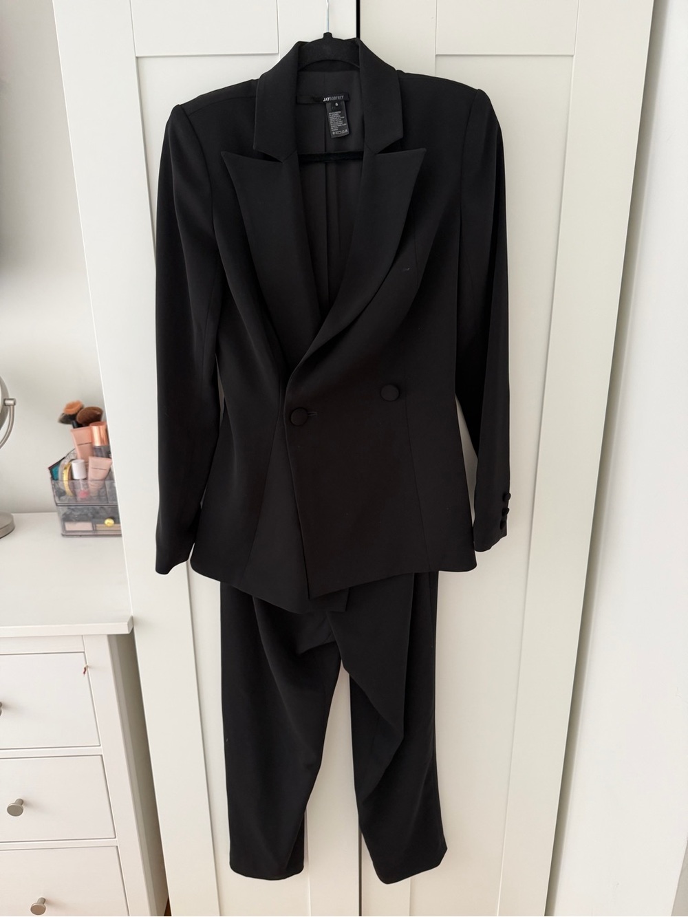 JAYGODFREY Black Blazer Jumpsuit